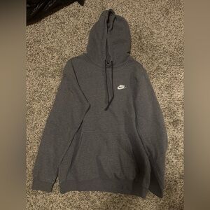 Nike Men's Charcoal Hoodie